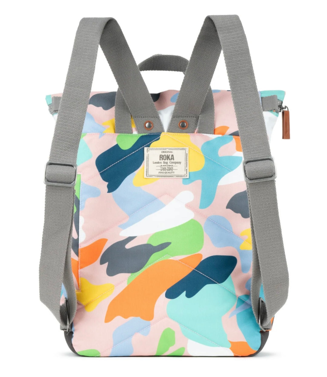 MEDIUM CANFIELD B MELLOW CAMO RECYCLED CANVAS BAG