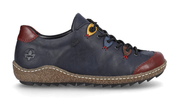 NAVY LIV LACE UP SHOE