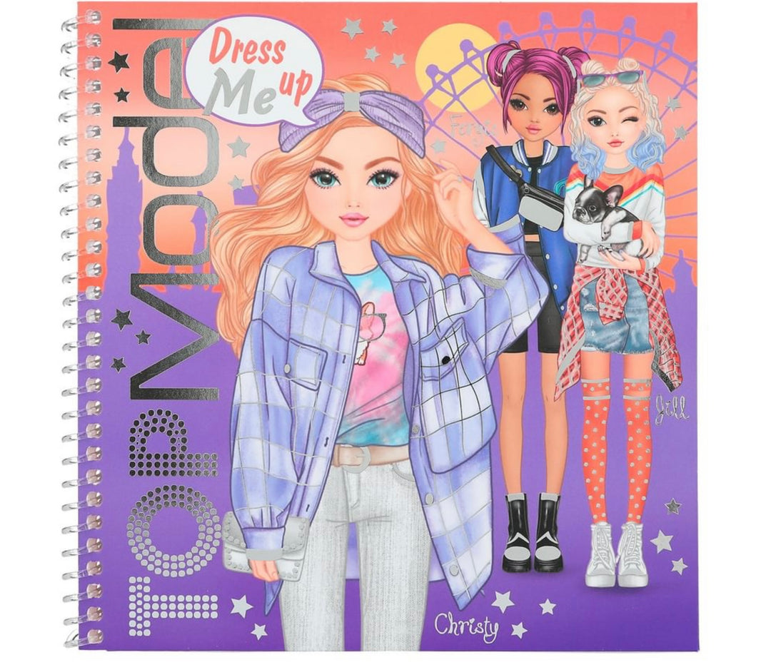 TOP MODEL DRESS ME UP STICKER BOOK