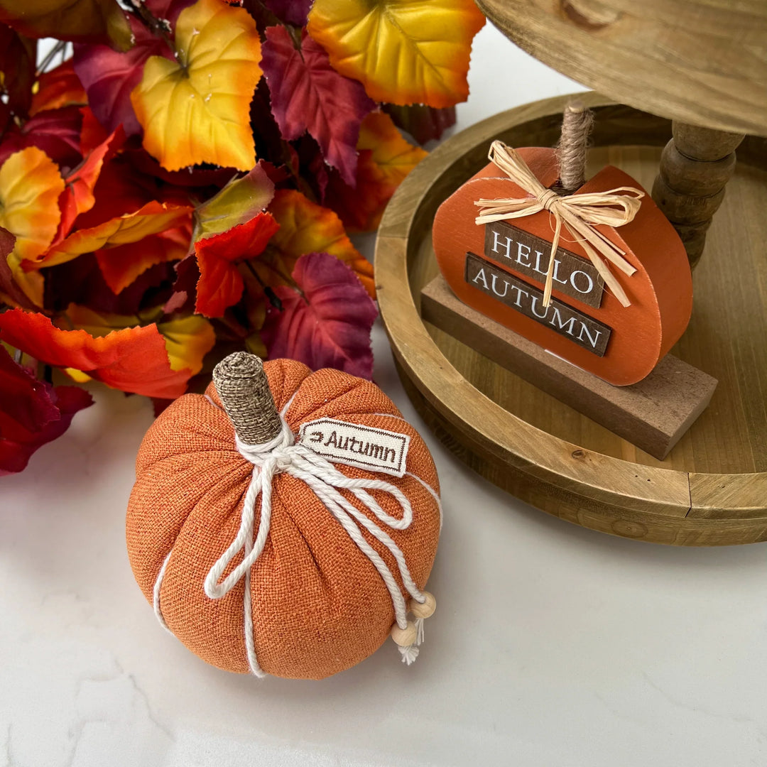 ORANGE FABRIC PUMPKIN
