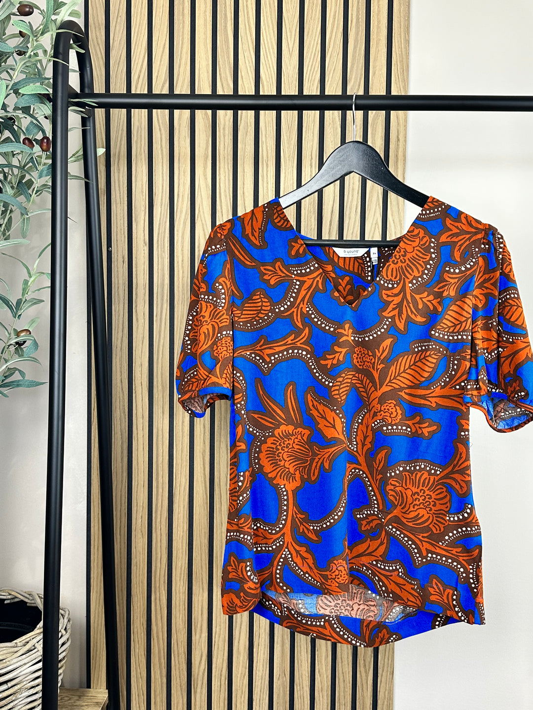 NEBULAS BLUE MIX JOSA BLOUSE