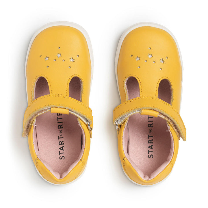 PLAYGROUND YELLOW LEATHER SHOE