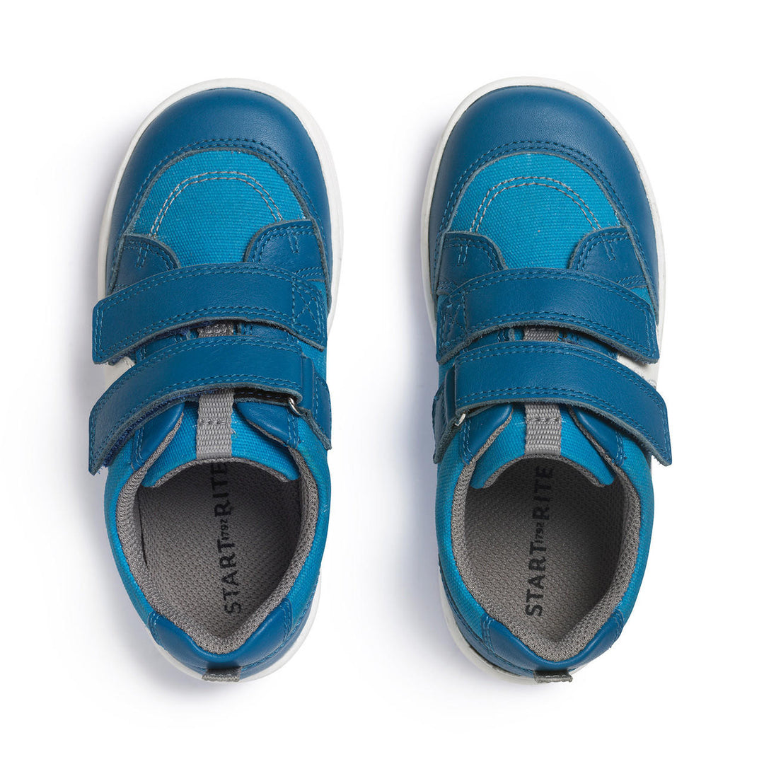 ENIGMA BRIGHT BLUE LEATHER SHOE