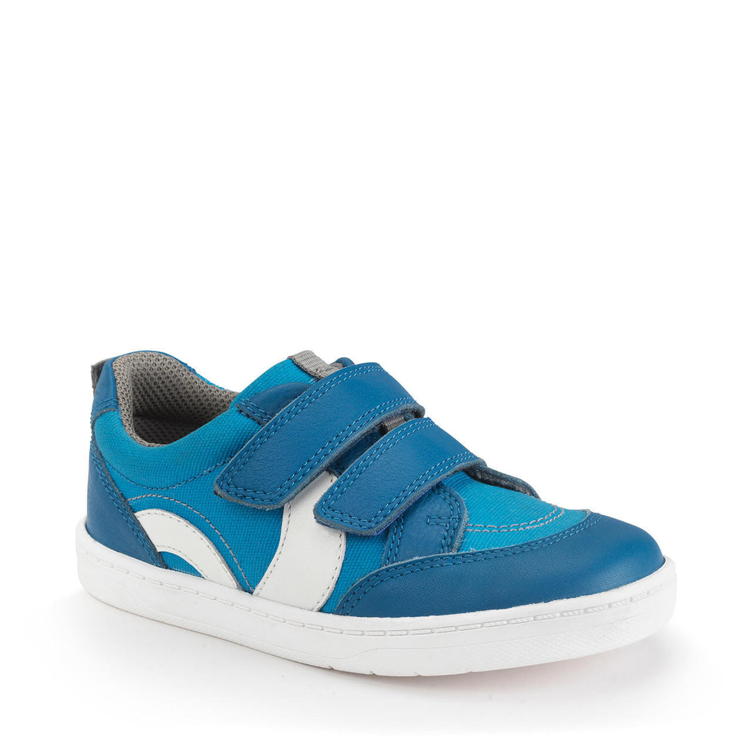 ENIGMA BRIGHT BLUE LEATHER SHOE