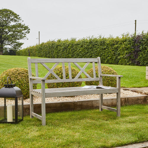 OXFORD GREY ACACIA BENCH