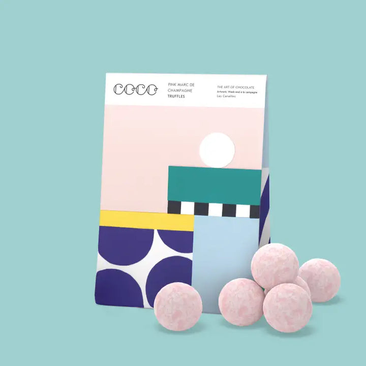 PINK MARC DE CHAMPAGNE TRUFFLES