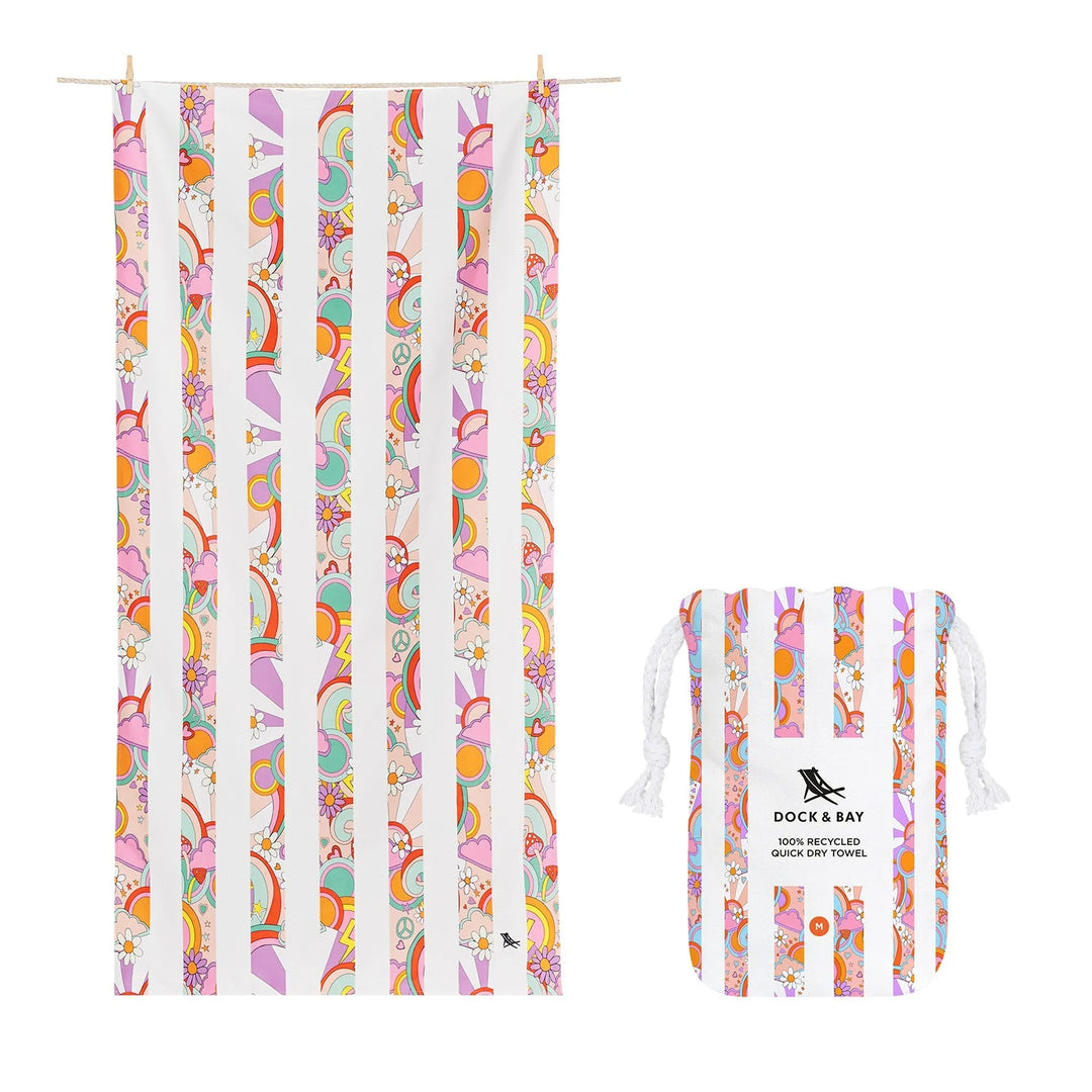 QUICK DRYING TOWEL KIDS - PINK POWER