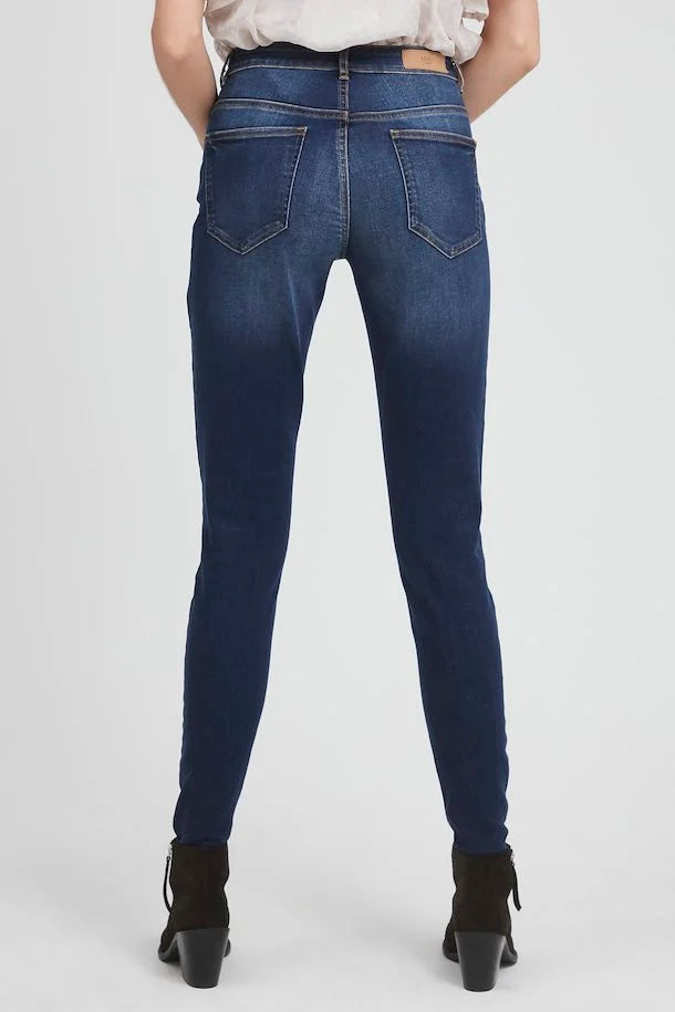 DARK BLUE TWIGGY LULU SKINNY FIT JEAN