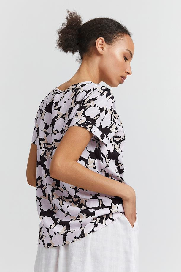 LAVENDER FOG FLORAL VERA TOP