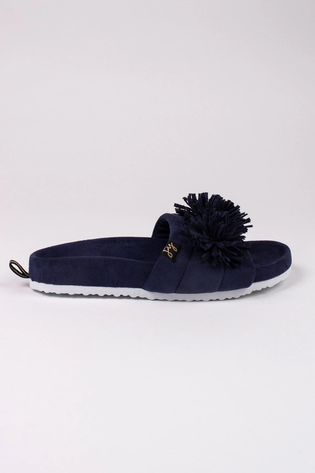 NAVY ALBANY HOUSE SLIPPERS