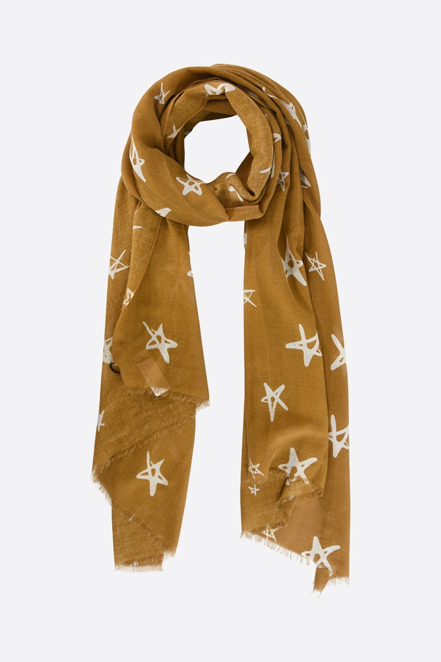 MUSTARD STAR SCARF