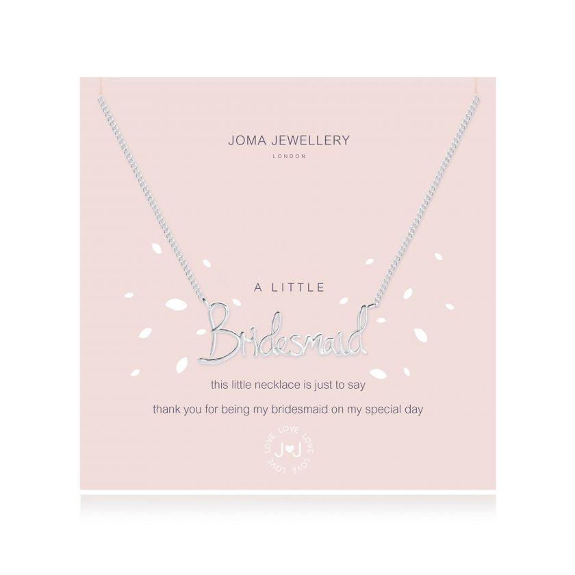 A LITTLE BRIDESMAID NECKLACE