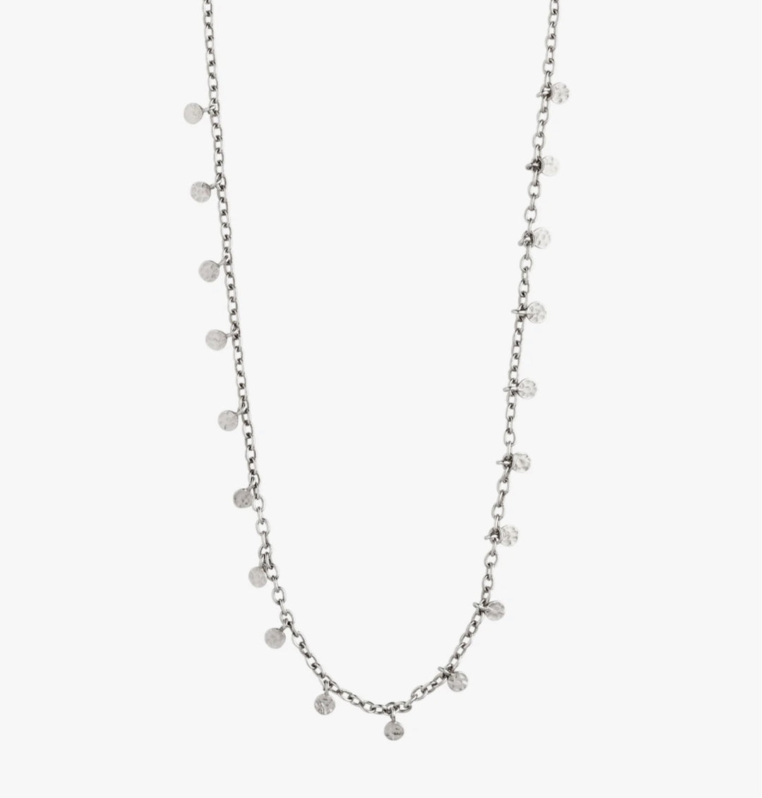 PANNA COIN NECKLACE SILVER