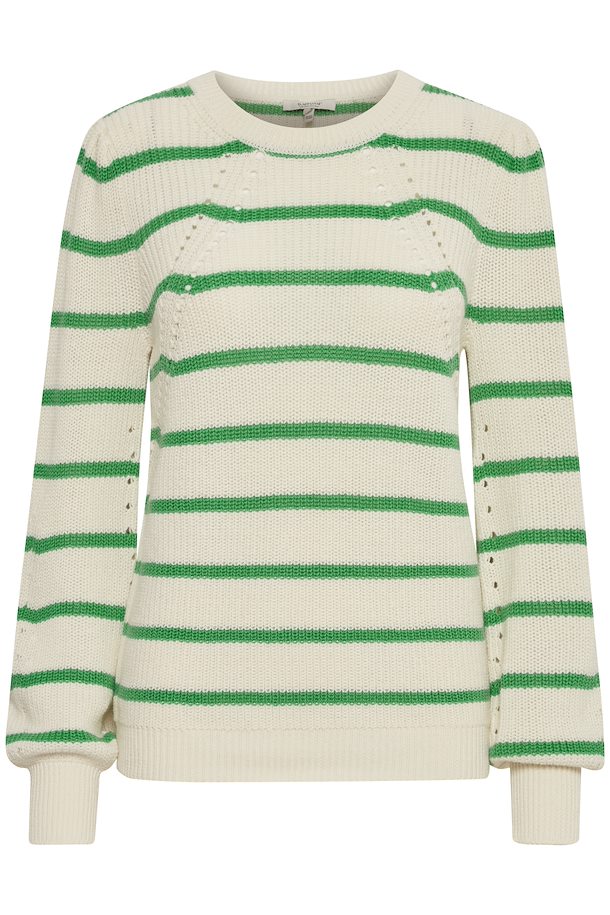 MILJA MING GREEN MIX STRIPE JUMPER