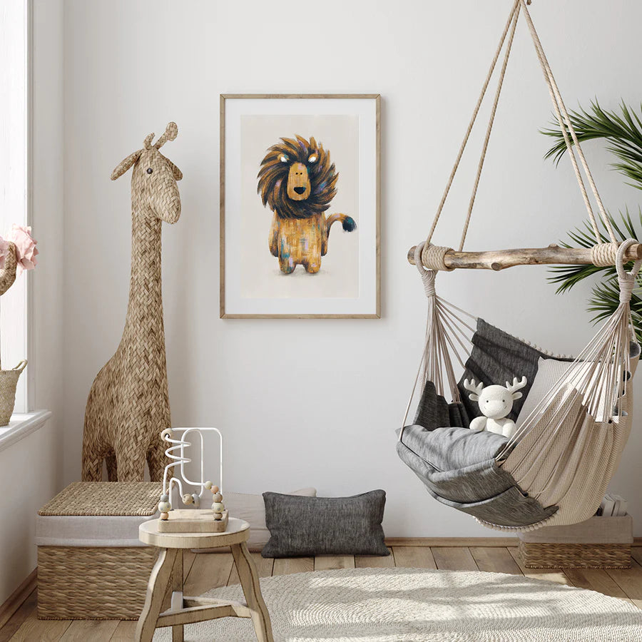 NEUTRAL SAFARI ANIMALS NURSERY PRINTS