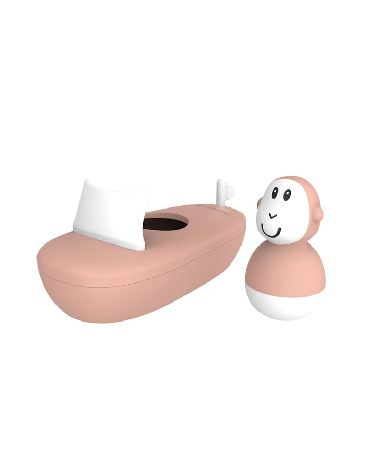 DUTSY PINK BATH TIME BOAT SET