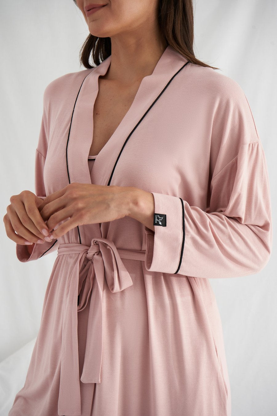PINK BAMBOO KIMONO