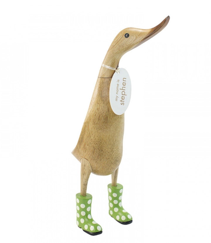 NATURAL SPOTTY WELLY DUCKLET