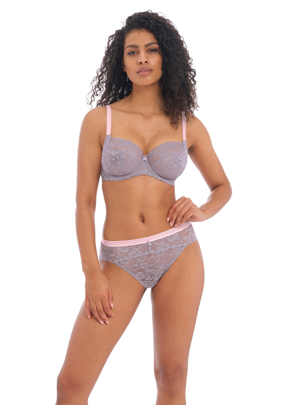 MINERAL GREY OFF BEAT SIDE SUPPORT BRA