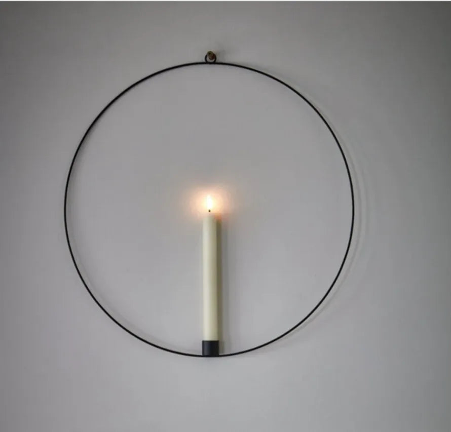 CANDLE RING BLACK