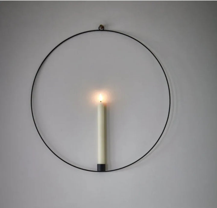CANDLE RING BLACK