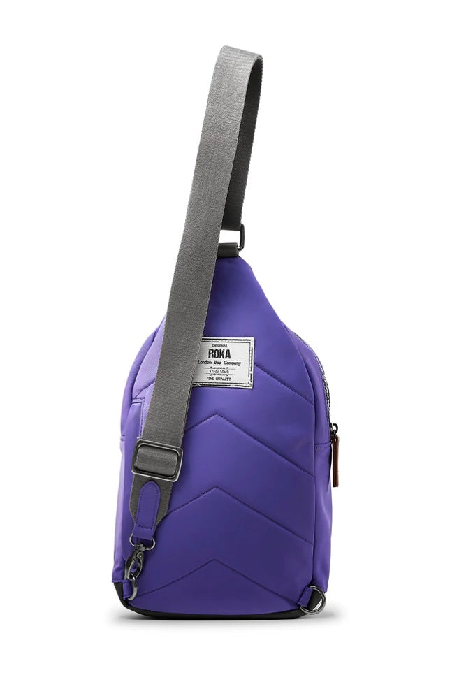 PERI PURPLE LARGE WILLESDEN RECYCLED NYLON SLING BAG