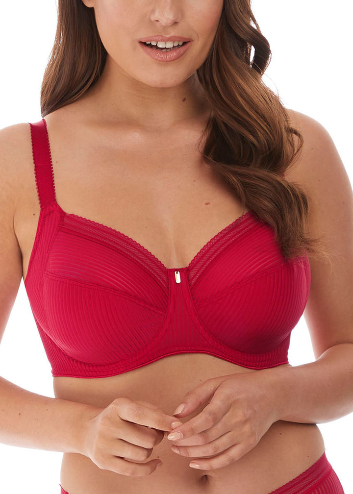 RED FUSION FULL CUP SIDE SUPPORT BRA
