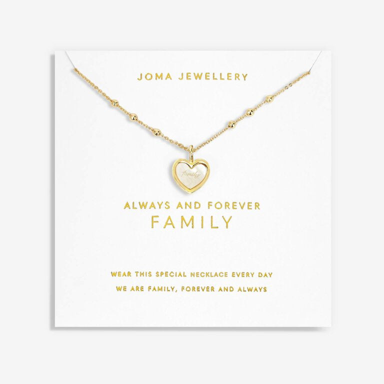 MY MOMENTS 'ALWAYS AND FOREVER FAMILY' NECKLACE
