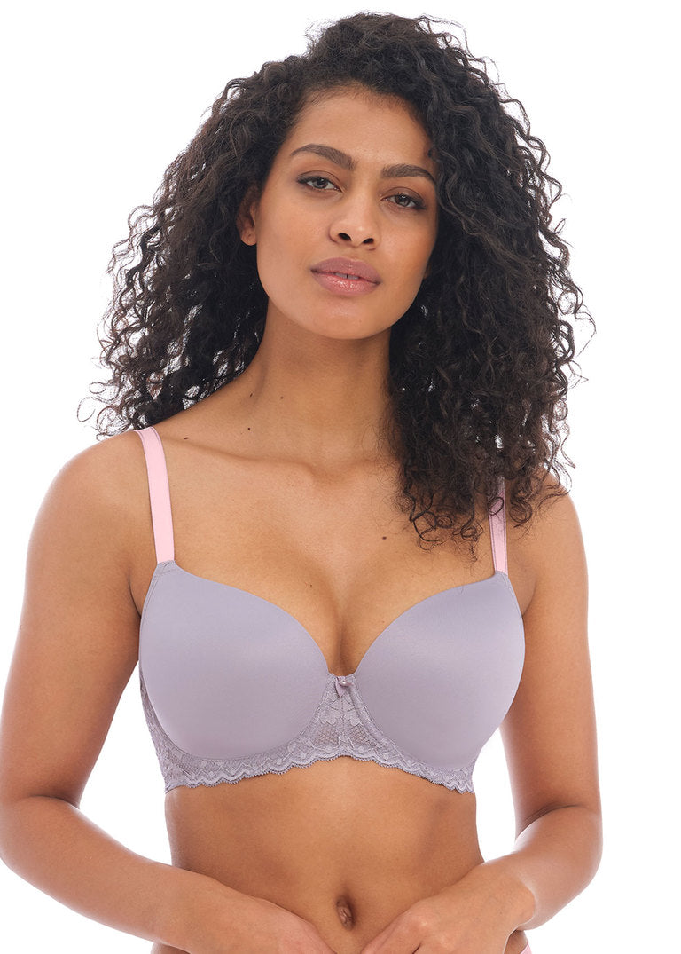 MINERAL GREY DEMI MOULDED T-SHIRT BRA