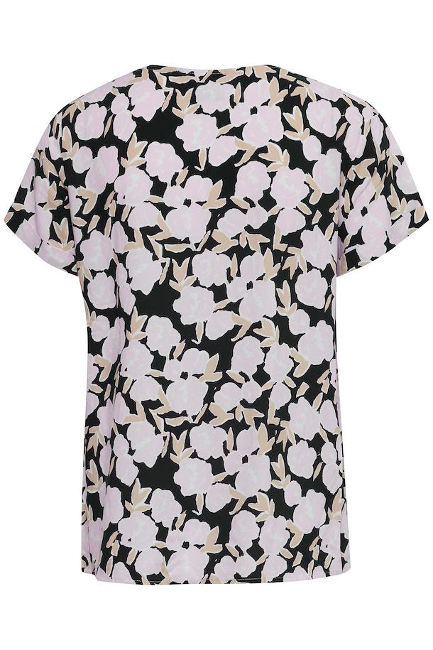 LAVENDER FOG FLORAL VERA TOP