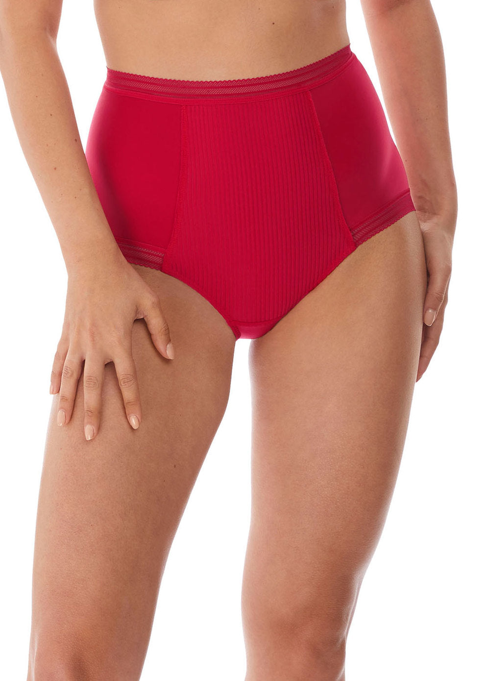RED FUSION HIGH WAIST BRIEF