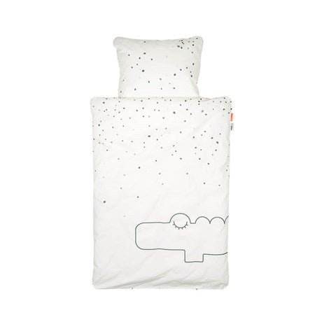 BEDLINEN CROCO GREEN