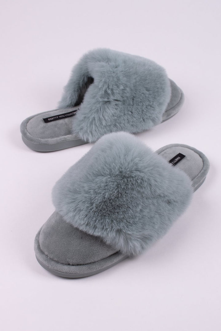 SAGE GREEN DANNI SLIPPERS