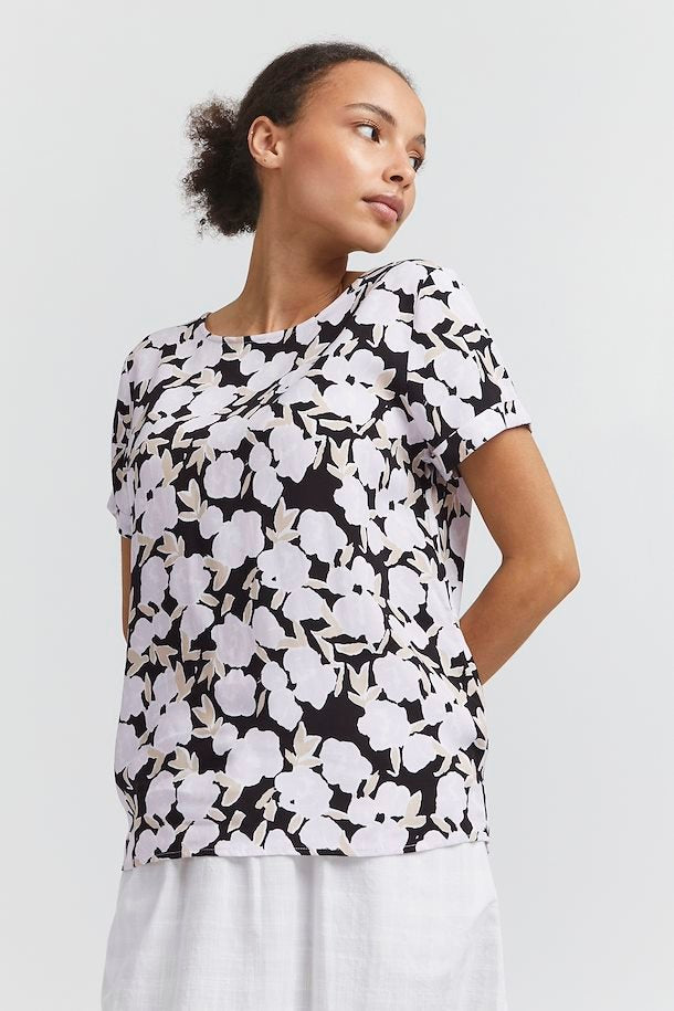 LAVENDER FOG FLORAL VERA TOP