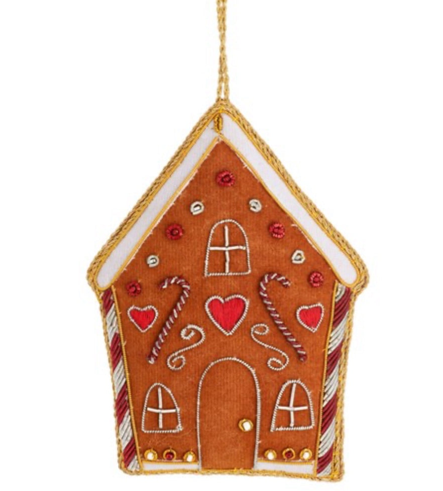 GINGERBREAD HOUSE ZARI DECORATION