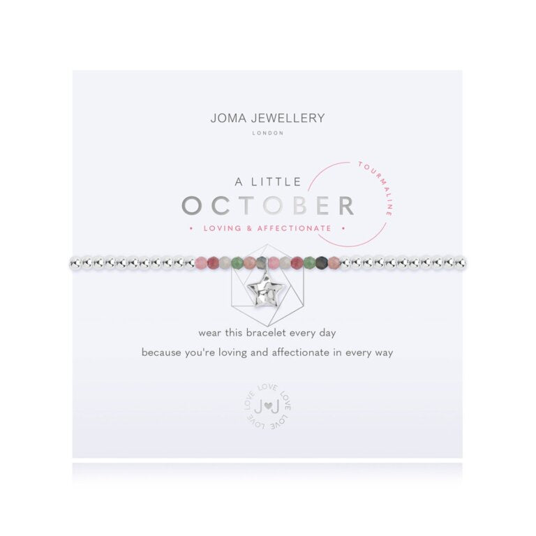 OCTOBER A LITTLE BIRTHSTONE BRACELET