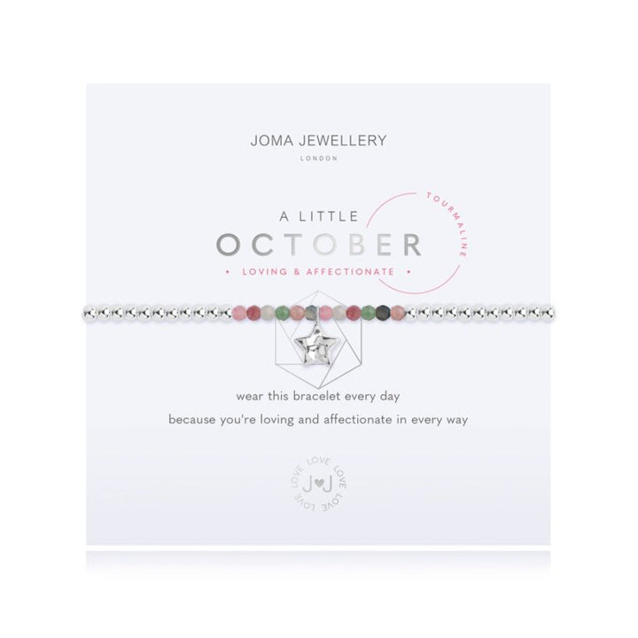 OCTOBER A LITTLE BIRTHSTONE BRACELET
