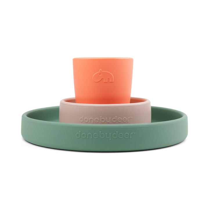 SILICONE DINNER SET CROCO