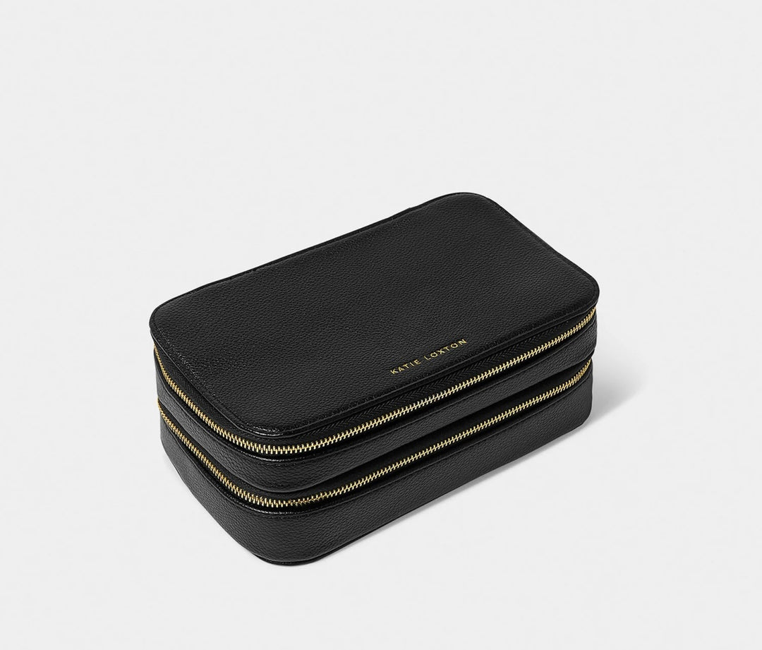 BLACK JEWELLERY & ACCESSORIES TRAVEL CASE