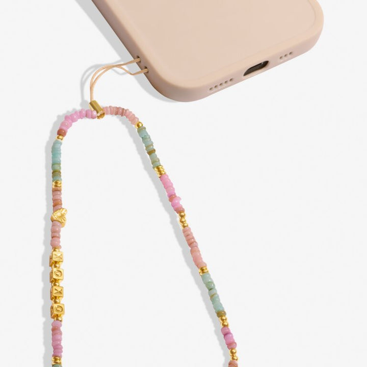 HAPPY LITTLE MOMENTS PHONE CHARMS XOXO GOLD PLATED