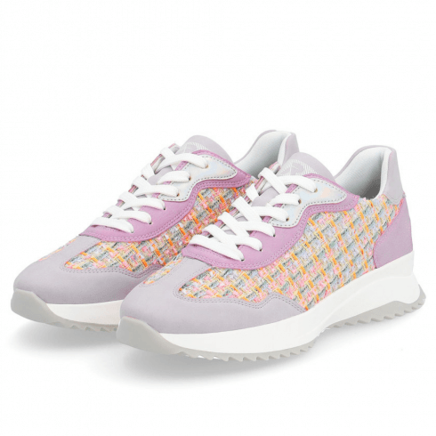 LILAC MULTI TEXTILES TRAINERS