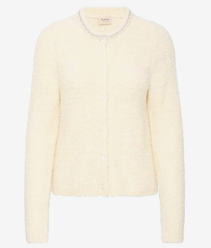 GEORGINA CARDIGAN WHISPER WHITE