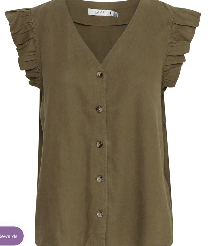 FALAKKA RUFFLE SHIRT KALAMATA