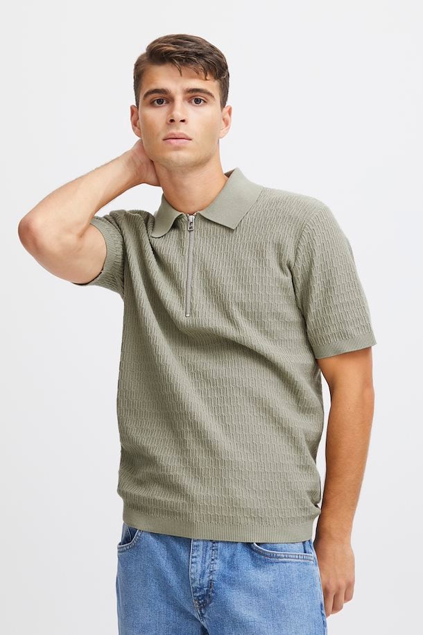 KARL STRUCTURED VETIVER POLO