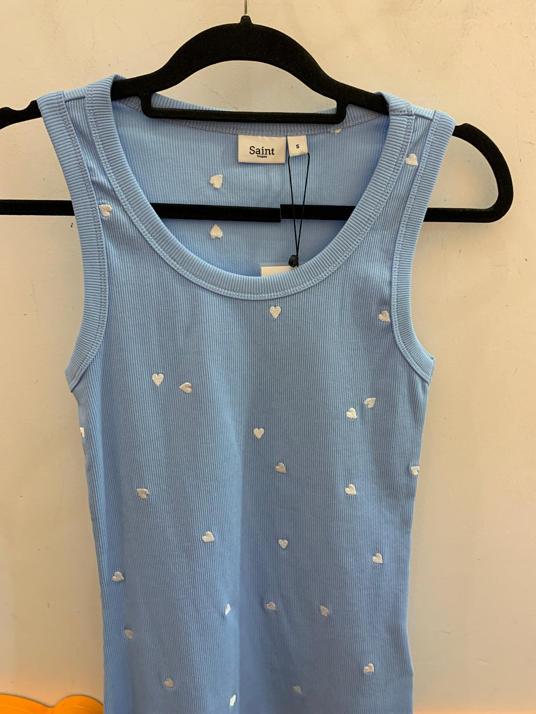 ZISTE TANK TOP AIRY BLUE WHITE HEARTS