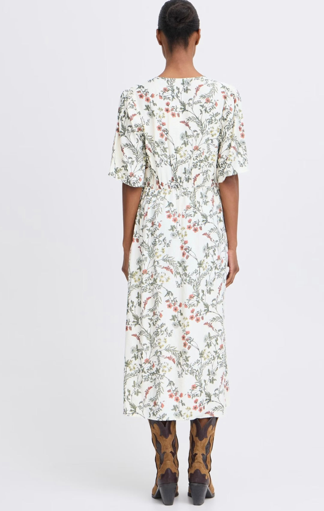 IMILDA SS DRESS BIRCH FLOWER MIX