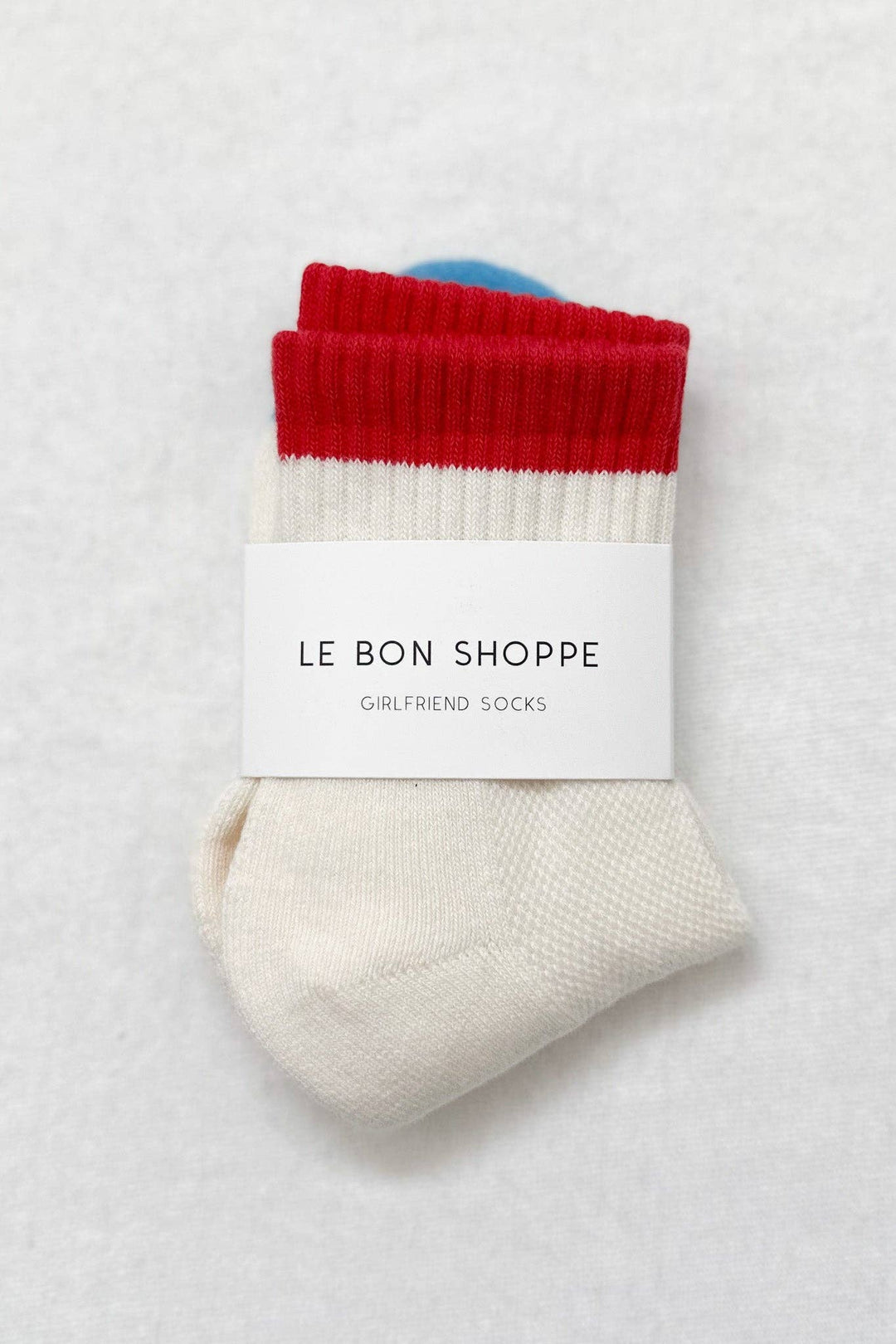 Color Block Girlfriend Socks : Rose Green