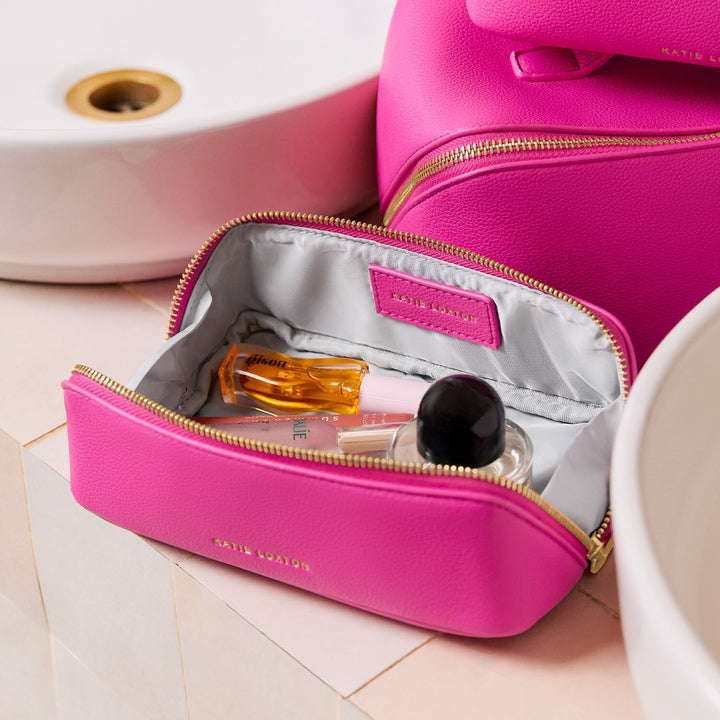 SMALL MAKE UP BAG MAGENTA 7CM