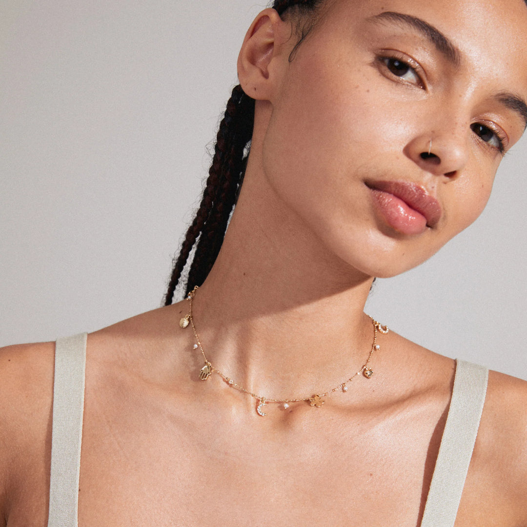PRUCENCE GOLD PLATED NECKLACE