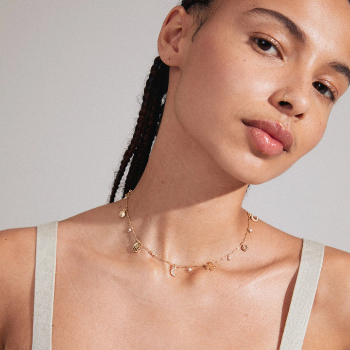 PRUCENCE GOLD PLATED NECKLACE